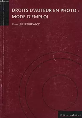 Couverture du produit · Droits d'auteur en photo : mode d'emploi