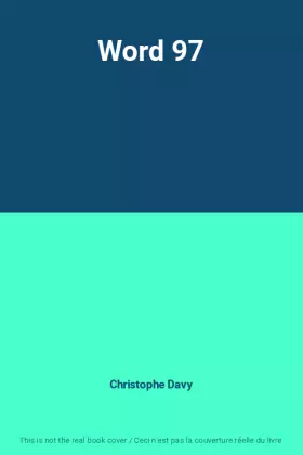 Couverture du produit · Word 97
