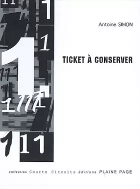 Couverture du produit · Ticket à conserver