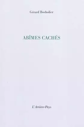 Couverture du produit · Abîmes cachés
