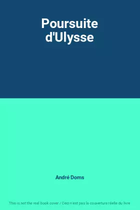 Couverture du produit · Poursuite d'Ulysse