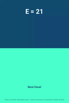 Couverture du produit · E = 21