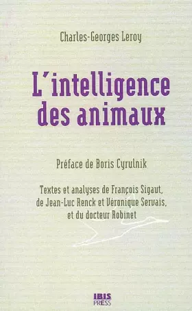 Couverture du produit · L'intelligence des animaux
