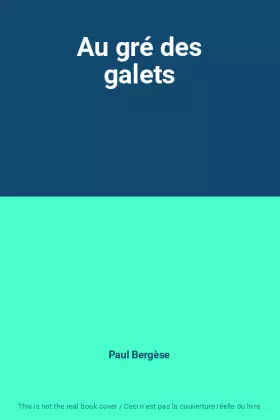 Couverture du produit · Au gré des galets