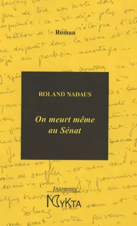 Couverture du produit · On meurt même au sénat