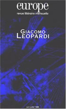 Couverture du produit · Giacomo Léopardi, numéro 830-831