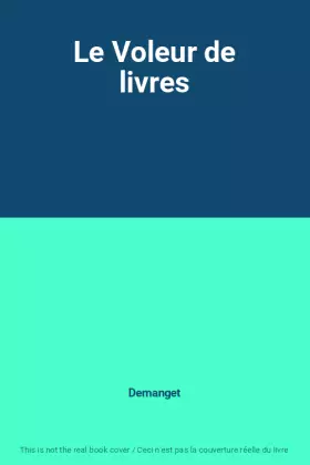 Couverture du produit · Le Voleur de livres