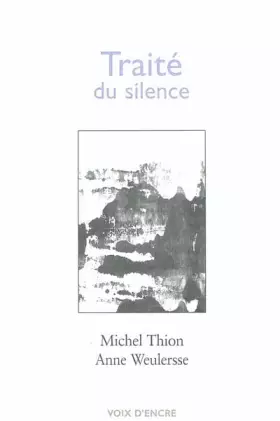 Couverture du produit · Traité du silence