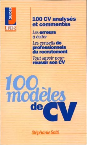 Couverture du produit · 100 modèles de CV