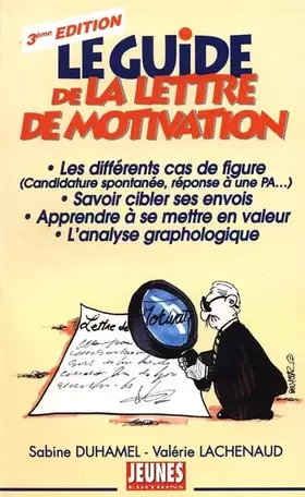 Couverture du produit · Le guide de la lettre de motivation