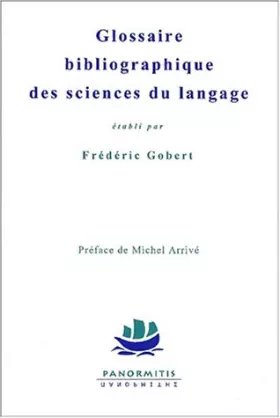 Couverture du produit · Glossaire bibliographique des sciences du langage
