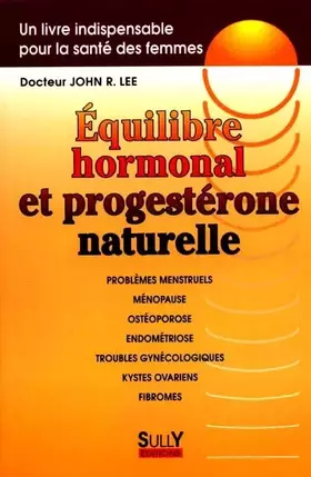Couverture du produit · Équilibre hormonal et progestérone naturelle