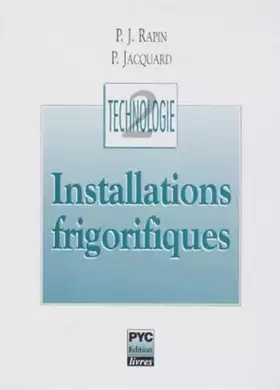 Couverture du produit · Installations frigorifiques, tome 2