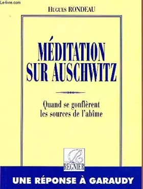 Couverture du produit · MEDITATION SUR AUSCHWITZ