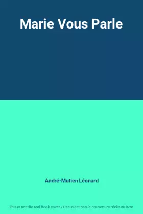 Couverture du produit · Marie Vous Parle