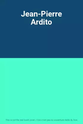 Couverture du produit · Jean-Pierre Ardito