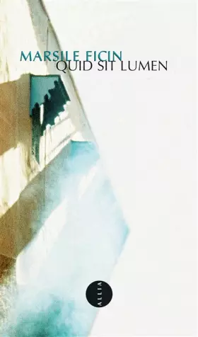 Couverture du produit · Quid Sit Lumen