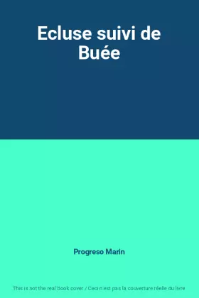 Couverture du produit · Ecluse suivi de Buée