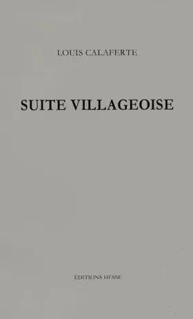 Couverture du produit · Suite villageoise