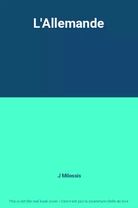 Couverture du produit · L'Allemande
