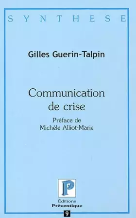 Couverture du produit · Communication de crise
