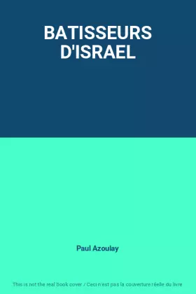 Couverture du produit · BATISSEURS D'ISRAEL