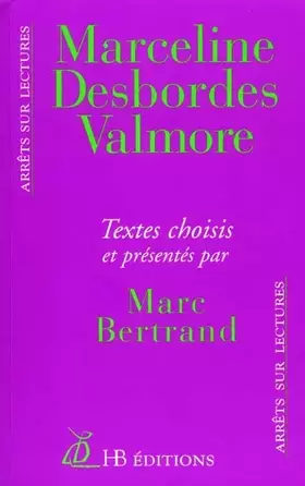 Couverture du produit · Marceline desbordes valmore