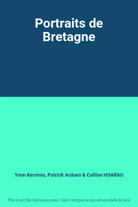 Couverture du produit · Portraits de Bretagne