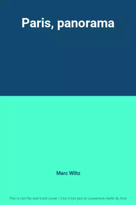 Couverture du produit · Paris, panorama