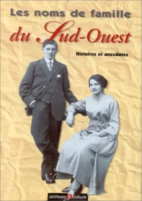 Couverture du produit · Les noms de famille du Sud-Ouest