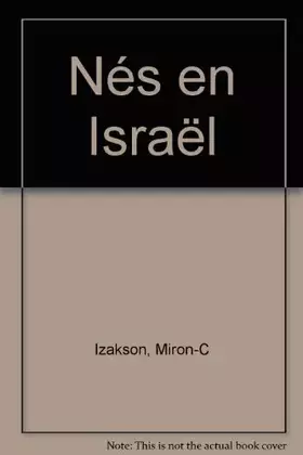 Couverture du produit · Nés en Israël