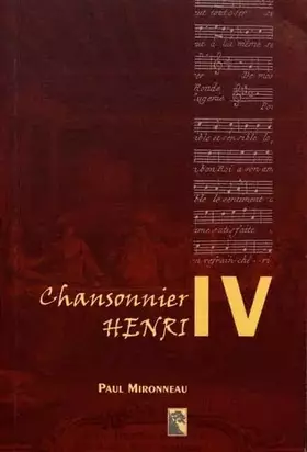 Couverture du produit · Chansonnier Henri IV