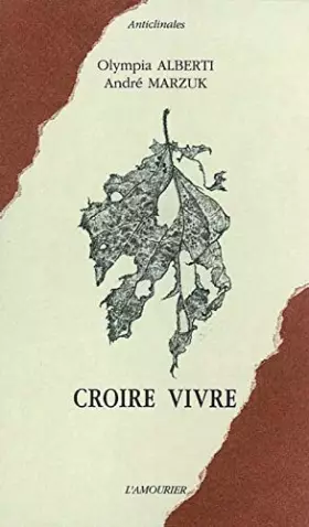 Couverture du produit · Croire vivre