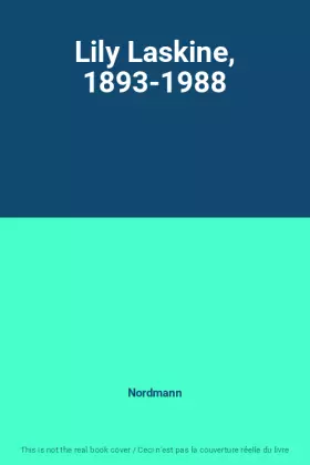 Couverture du produit · Lily Laskine, 1893-1988