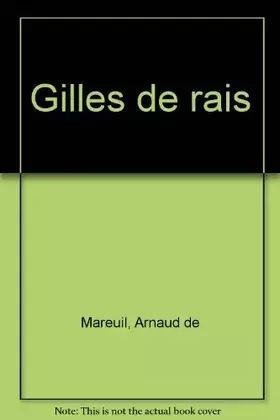 Couverture du produit · Gilles de rais