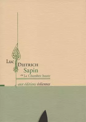 Couverture du produit · Sapin Ou la Chambre Haute