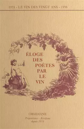 Couverture du produit · Eloge des poètes par le vin