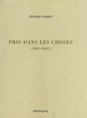 Couverture du produit · Pris dans les choses
