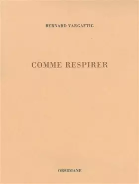 Couverture du produit · Comme respirer