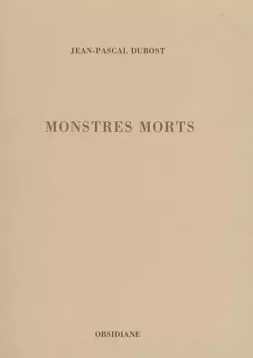 Couverture du produit · Monstres morts