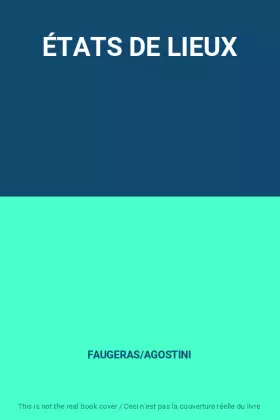 Couverture du produit · ÉTATS DE LIEUX