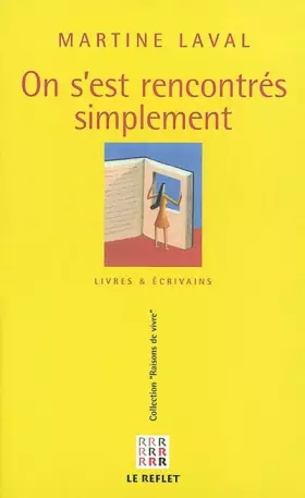 Couverture du produit · On s'est rencontrés simplement : Livres & écrivains