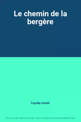 Couverture du produit · Le chemin de la bergère