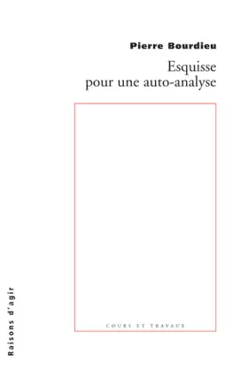 Couverture du produit · Esquisse pour une auto-analyse