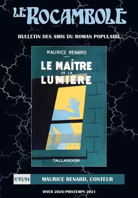 Couverture du produit · Rocambole 93-94 / Maurice Renard, conteur