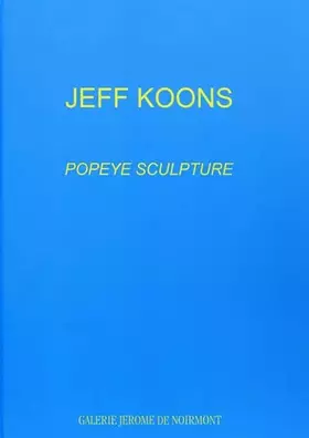 Couverture du produit · Popeye sculpture