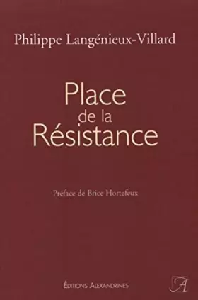 Couverture du produit · PLACE DE la RESISTANCE