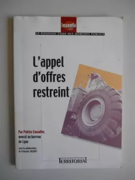 Couverture du produit · L'Appel D'Offres Restreint