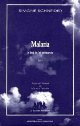 Couverture du produit · Malaria