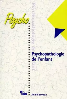 Couverture du produit · Psychopathologie de l'enfant